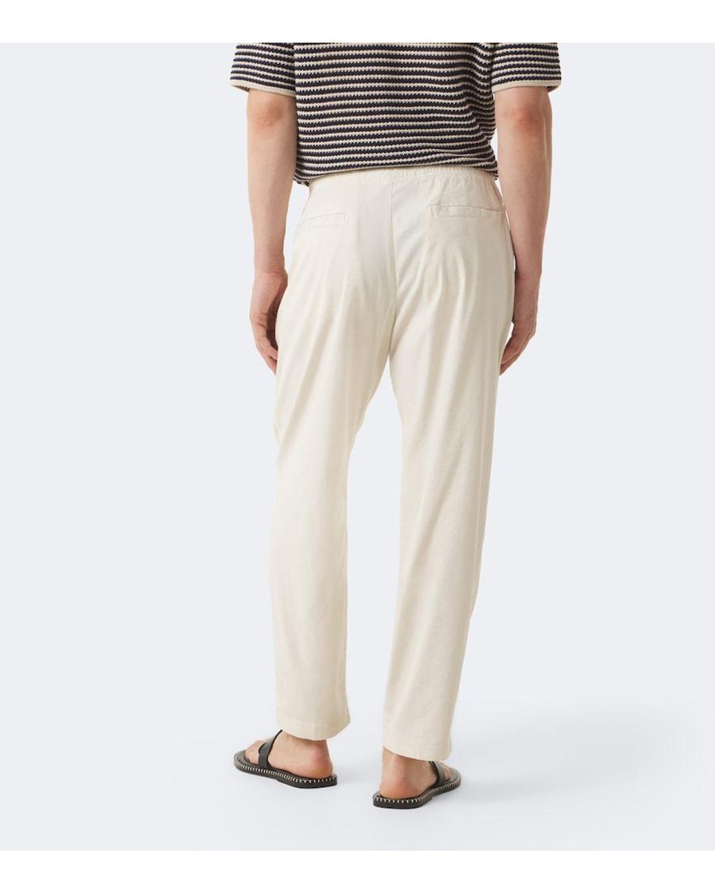 Orlebar Brown Natural Alex Linen-Blend Pants for men