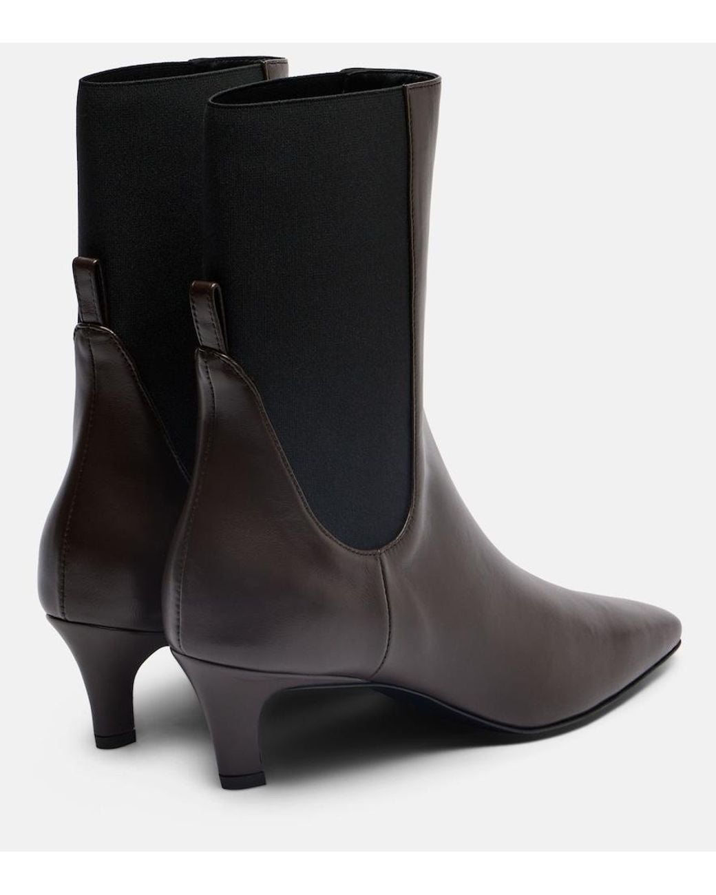 Totême  Black 50 Leather Chelsea Boots