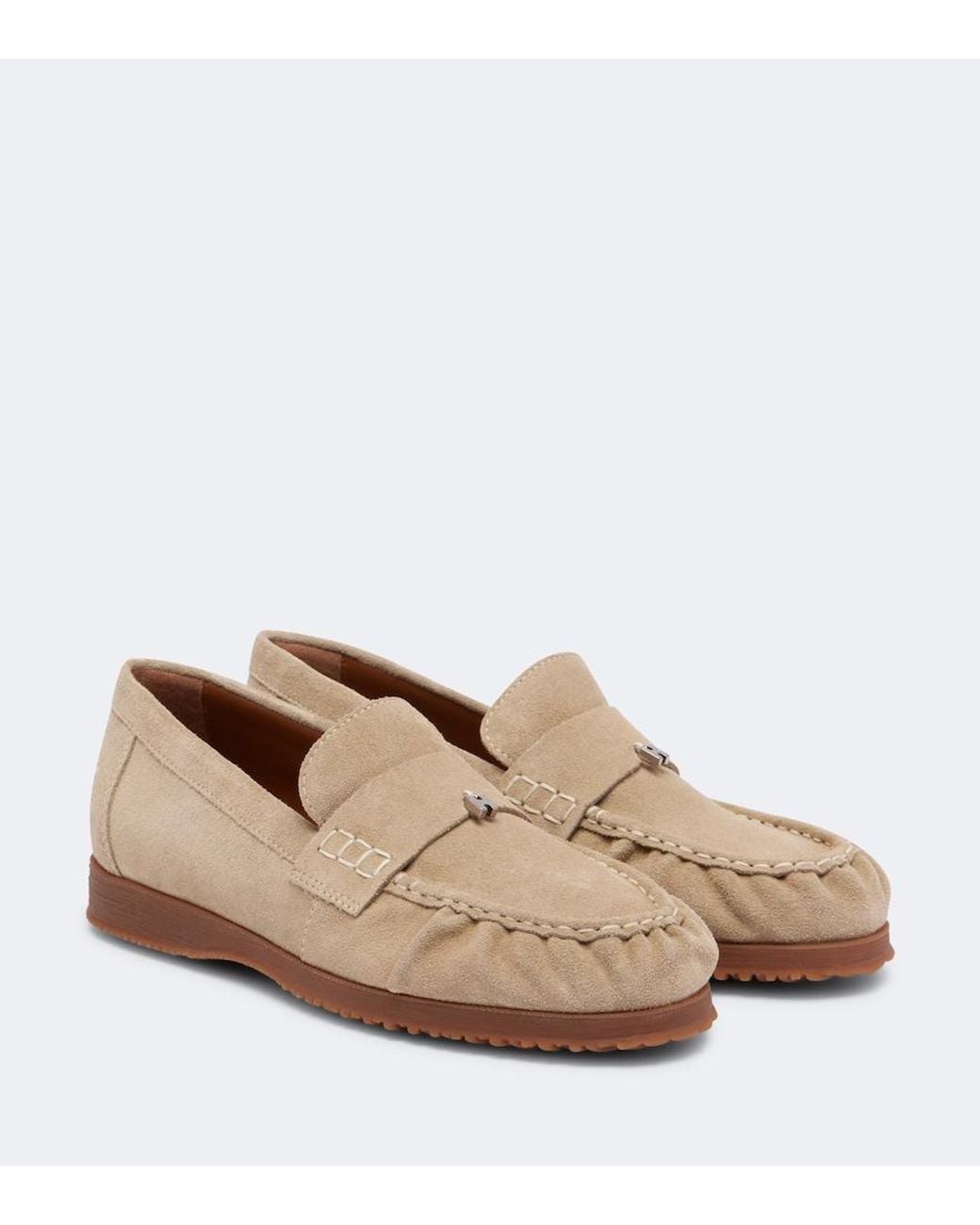 Hogan Natural H720 Suede Loafers