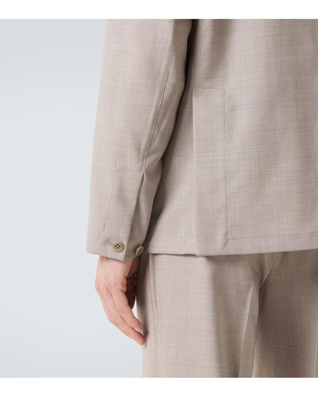 STÒFFA Natural Wool Blazer for men