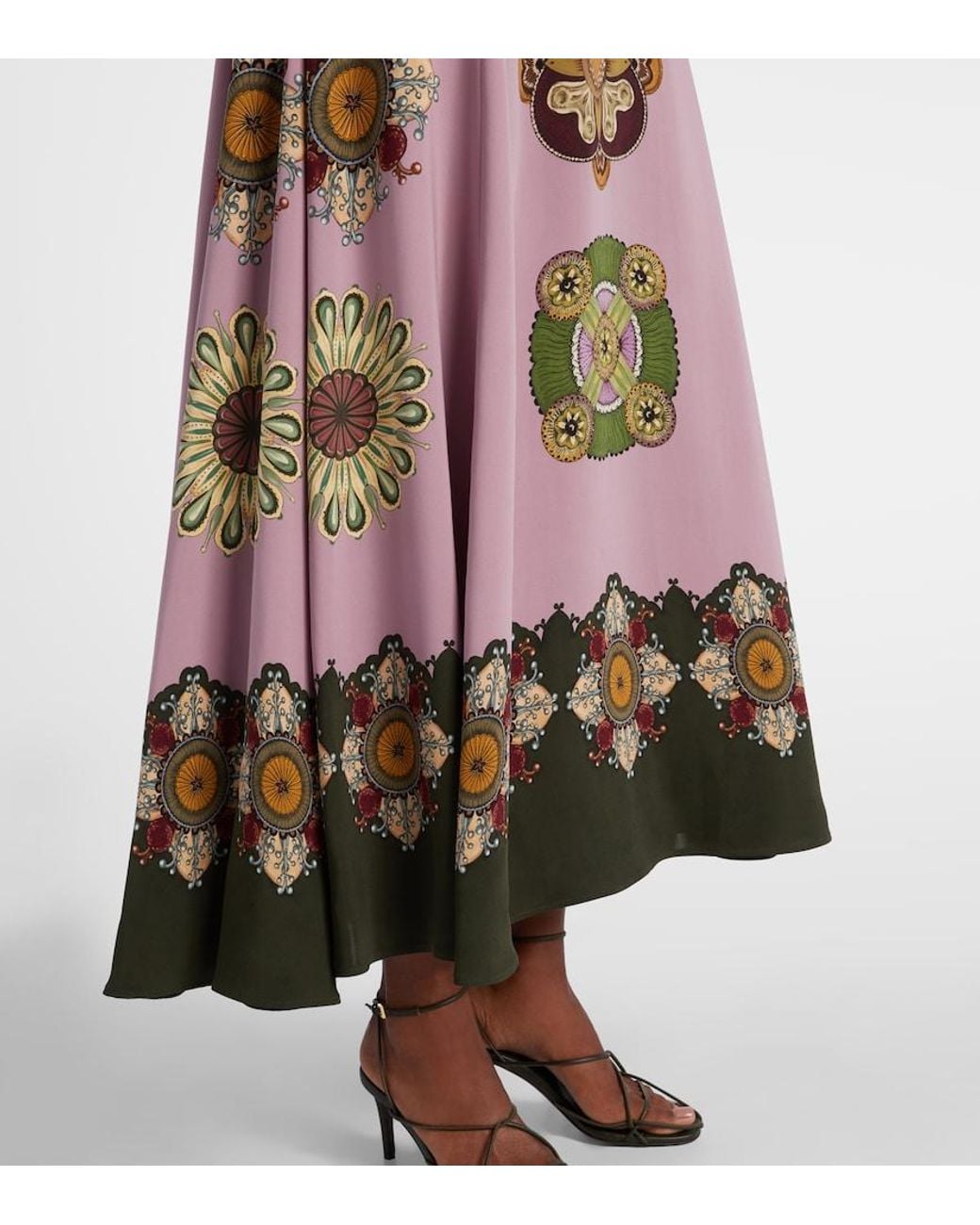 LaDoubleJ Pink Park Ave Printed Maxi Dress