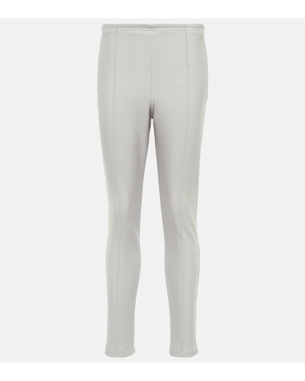 Jet Set Gray Pegaso High-Rise Slim Ski Pants