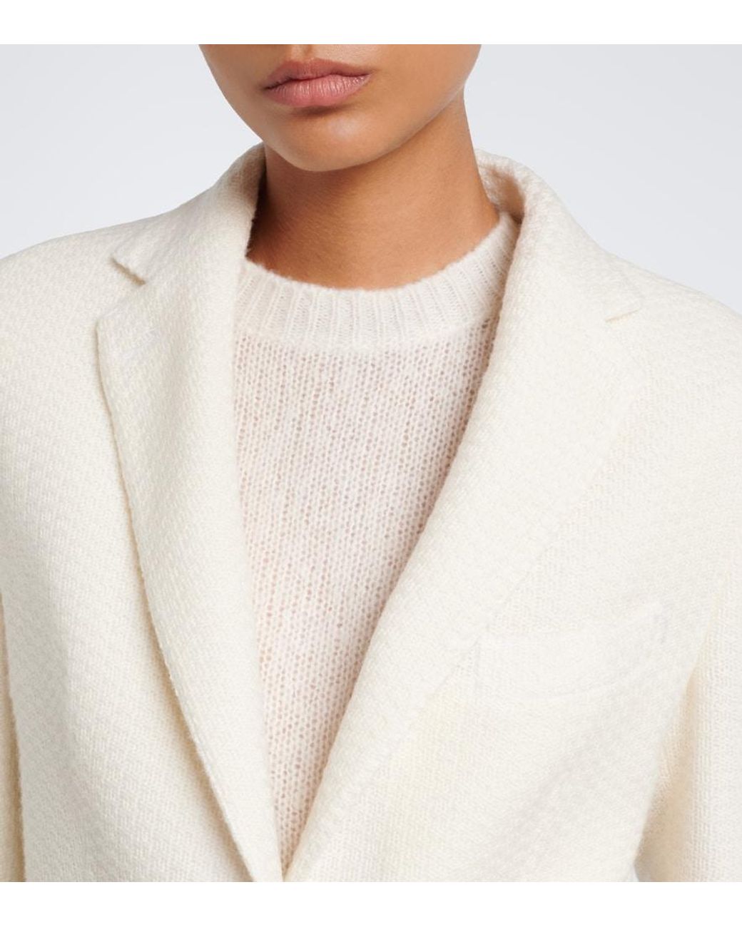 Blazer De Cachemir Eleventy de color White