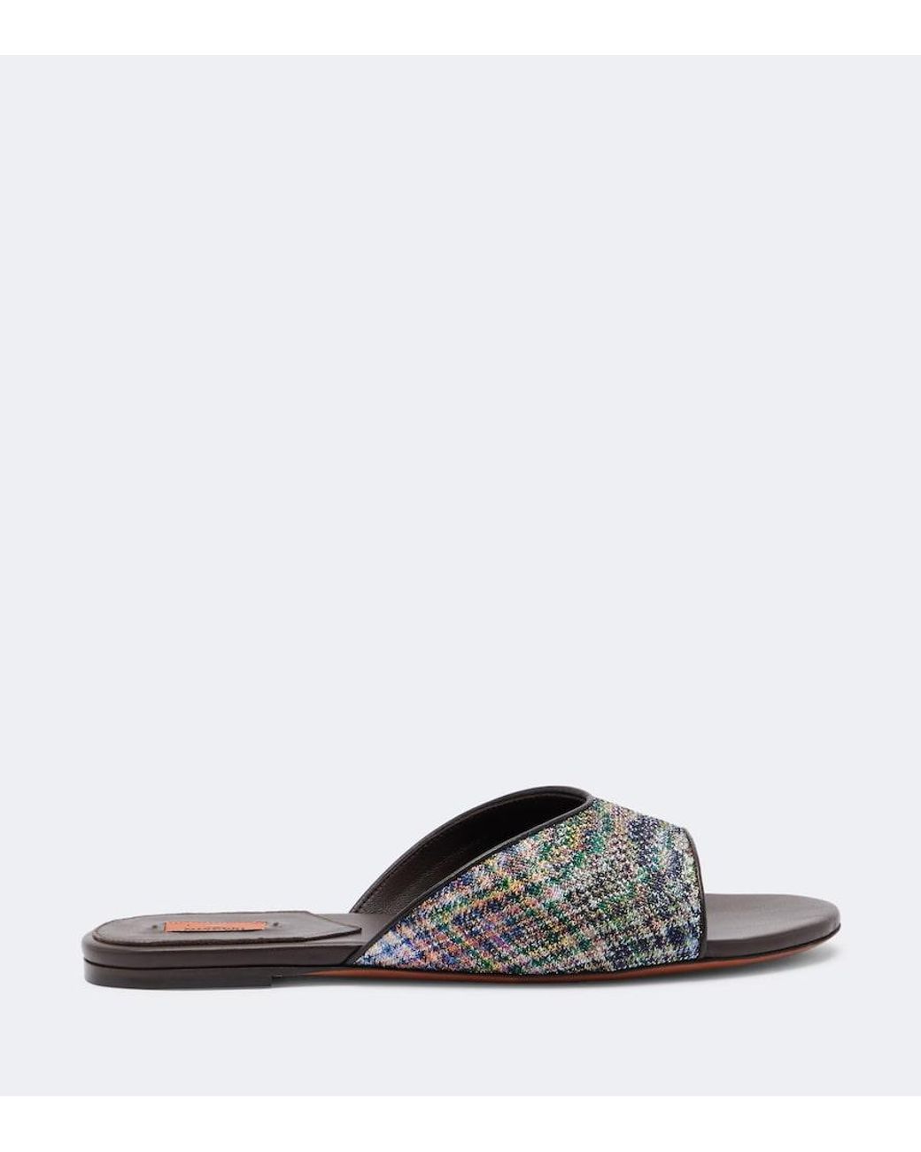 Missoni Multicolor Liza Lame Mules