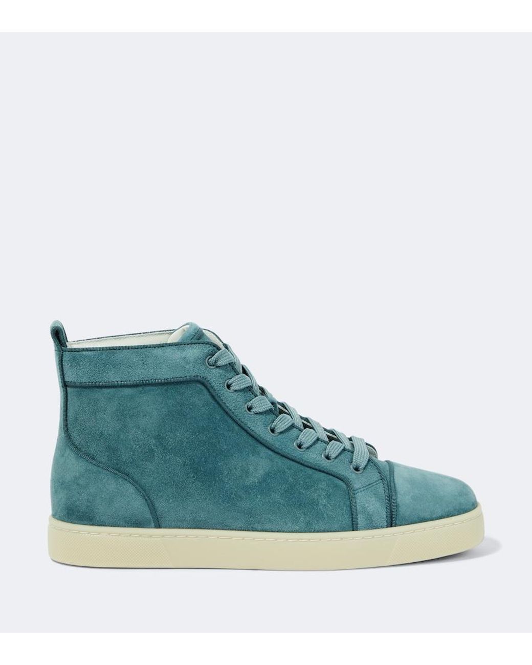 Christian Louboutin Blue Louis Suede Sneakers for men