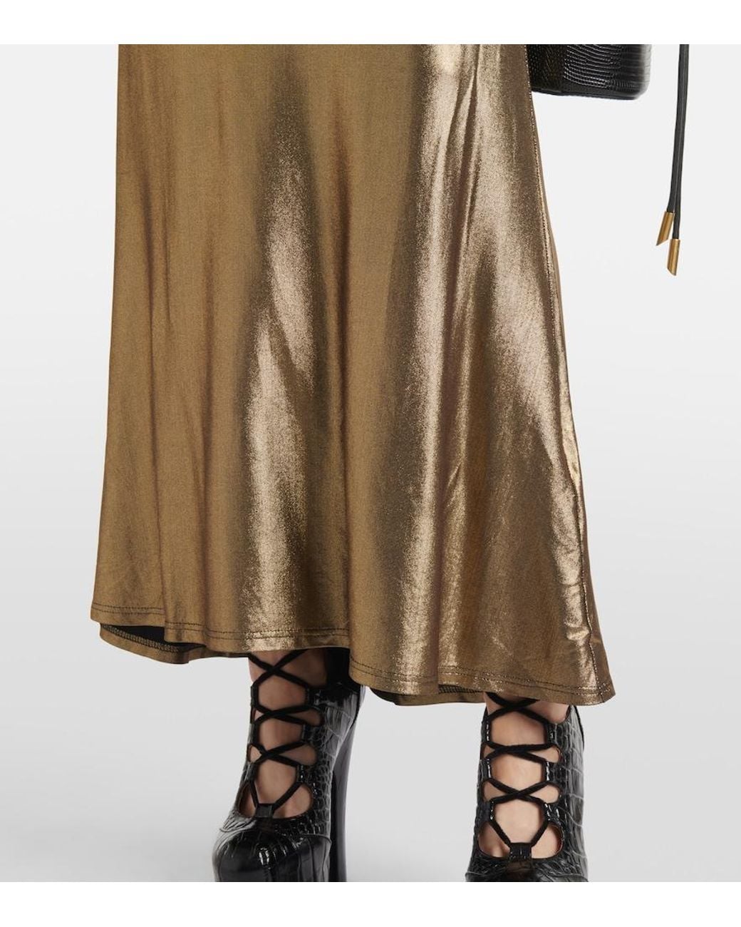 Vivienne Westwood Metallic Liz Maxi Dress
