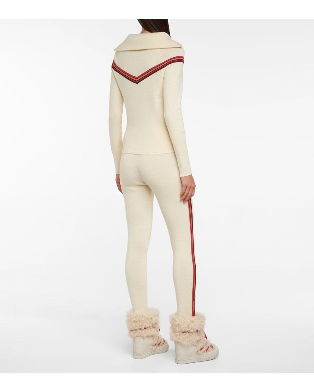 Isabel Marant Natural Fadena Jacquard Leggings