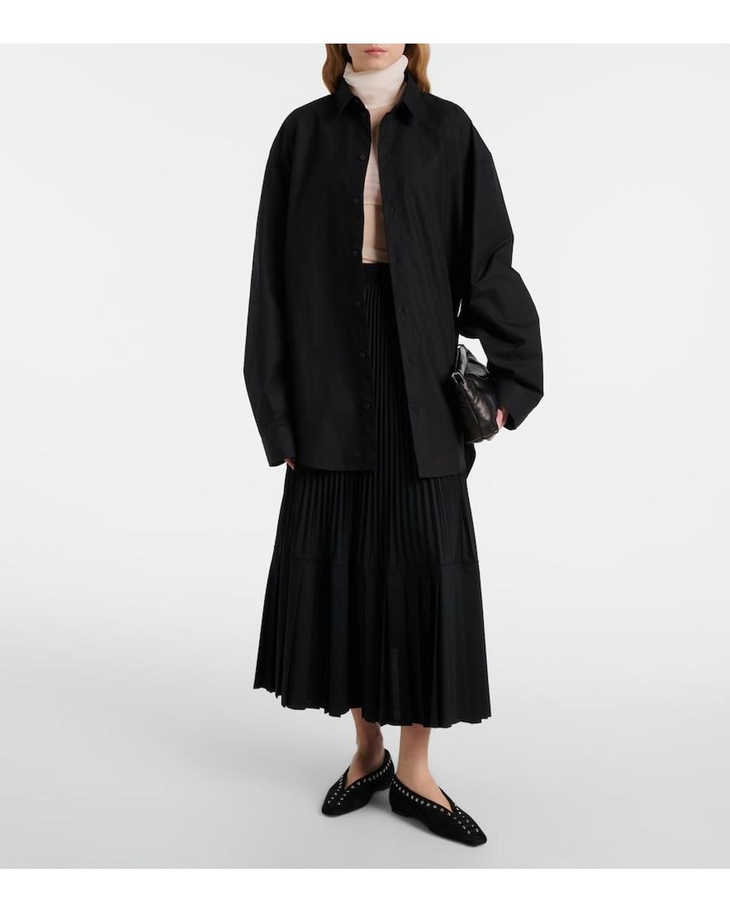 Gonna Lunga di Junya Watanabe in Black