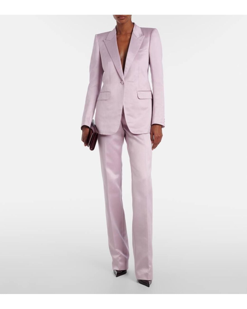 Tom Ford Pink Blazer Aus Baumwolle Und Seide