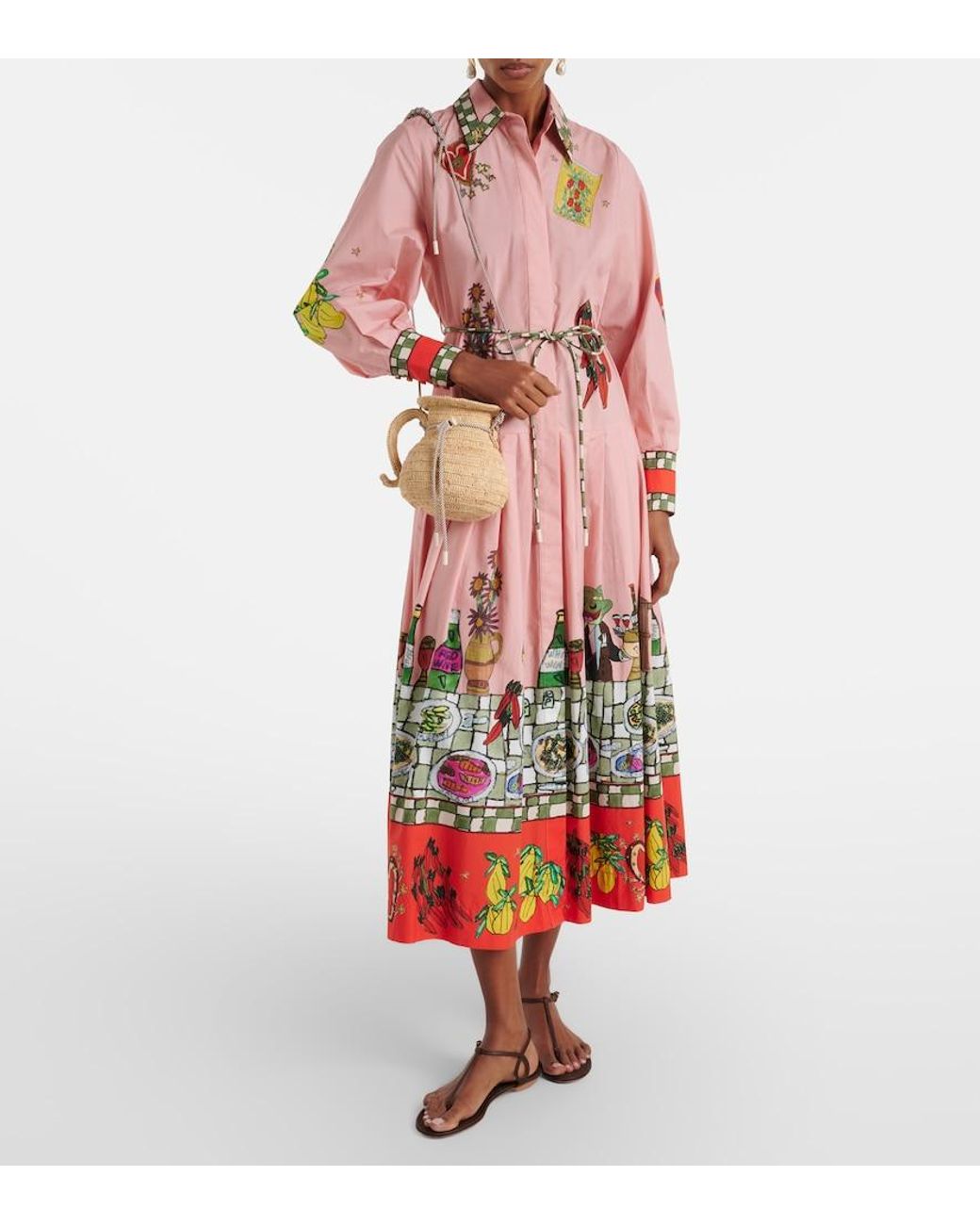 ALÉMAIS Natural Michelle Raffia Crossbody Bag