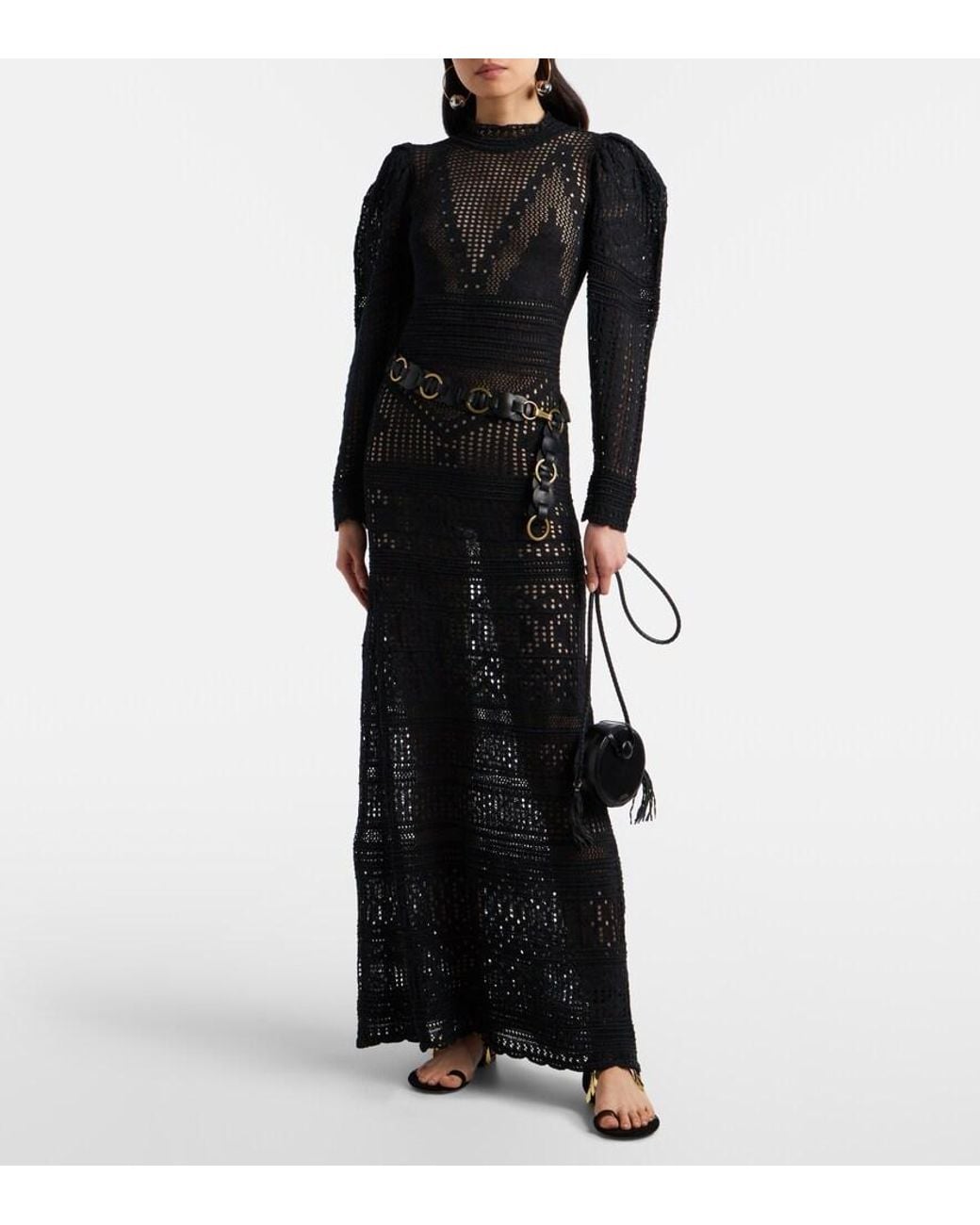 Isabel Marant Black Dreena Embellished Suede Sandals