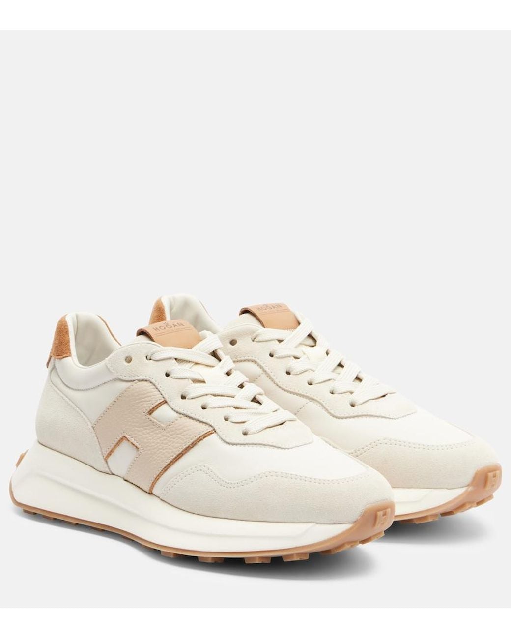 Baskets H641 En Daim Hogan en coloris White