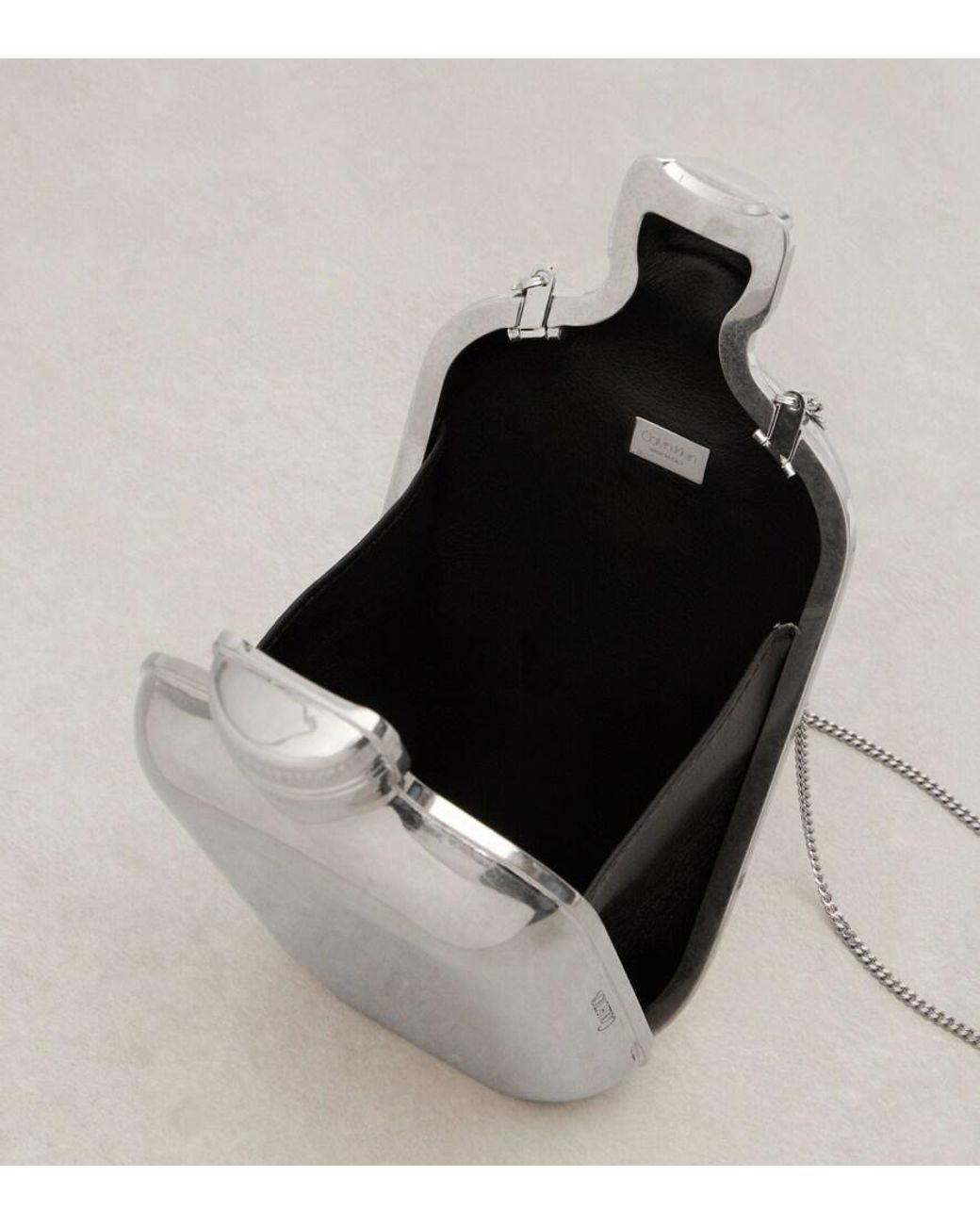Calvin Klein White The One Micro Clutch