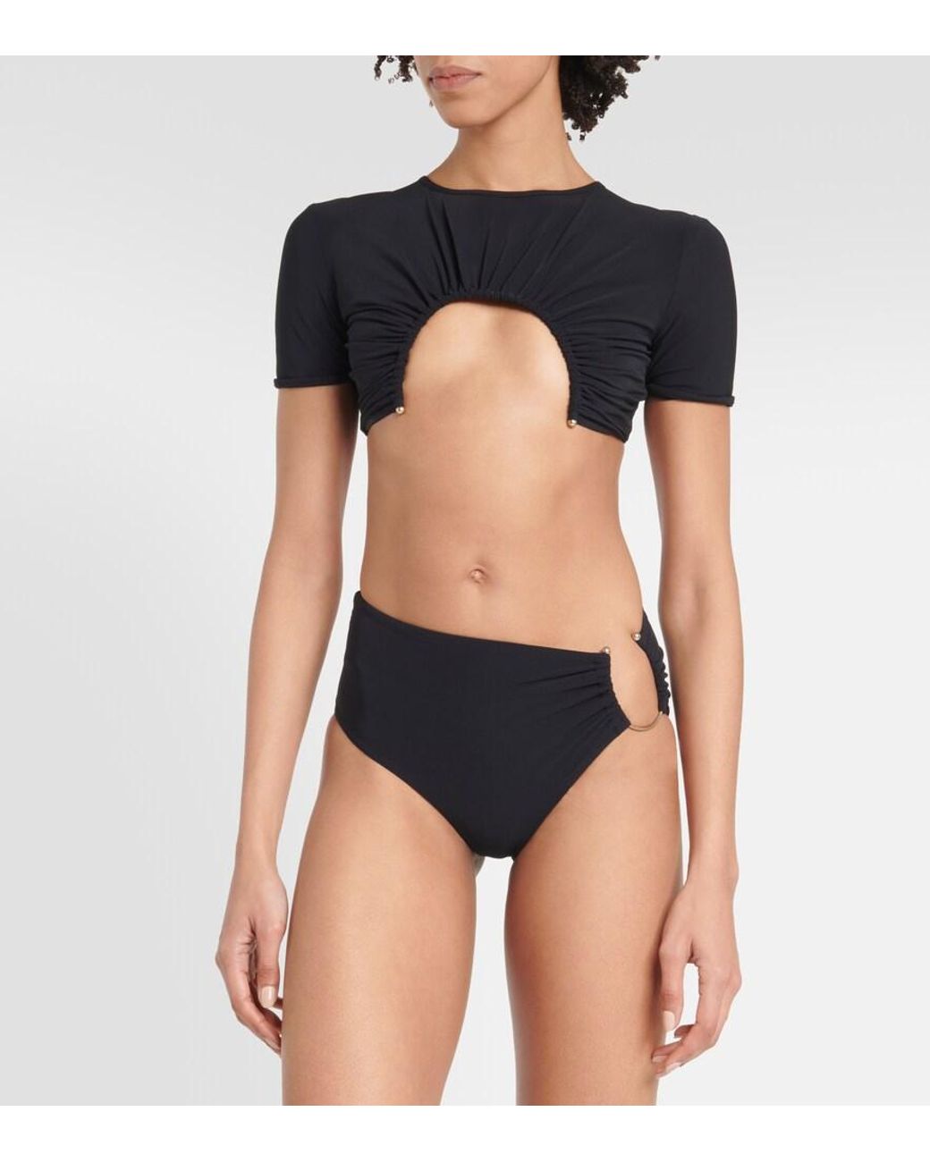 Christopher Esber Black Bikini-Hoeschen U Prong