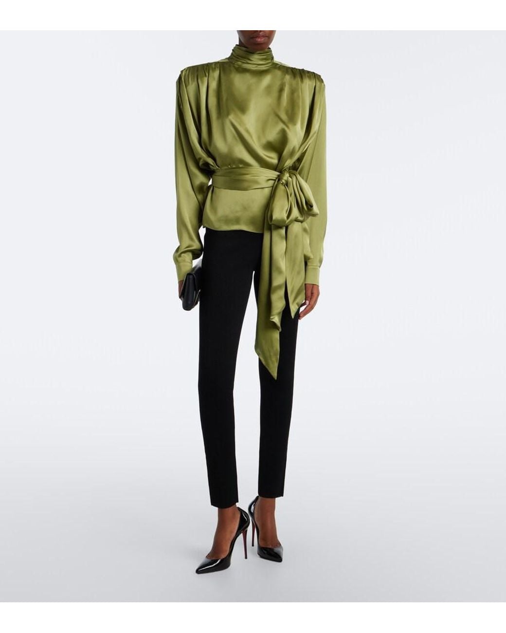Balmain Black Knitted Leggings