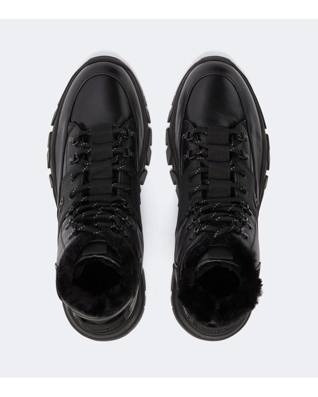 Bogner Black Copper Mountain Lace-Up Boots for men