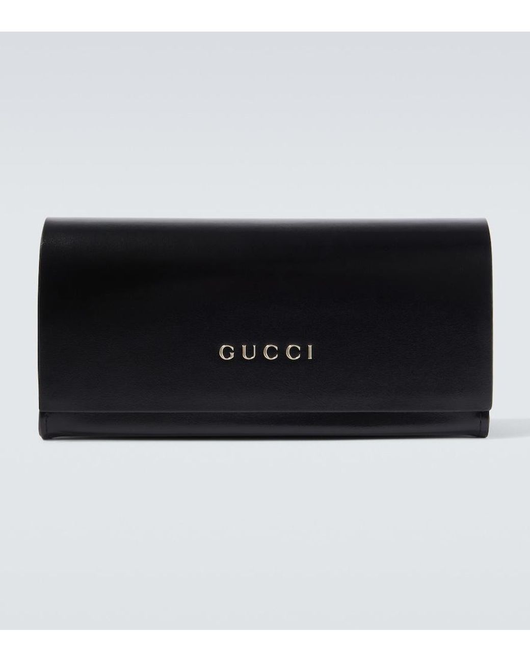Gucci Brown Bamboo Aviator Sunglasses for men