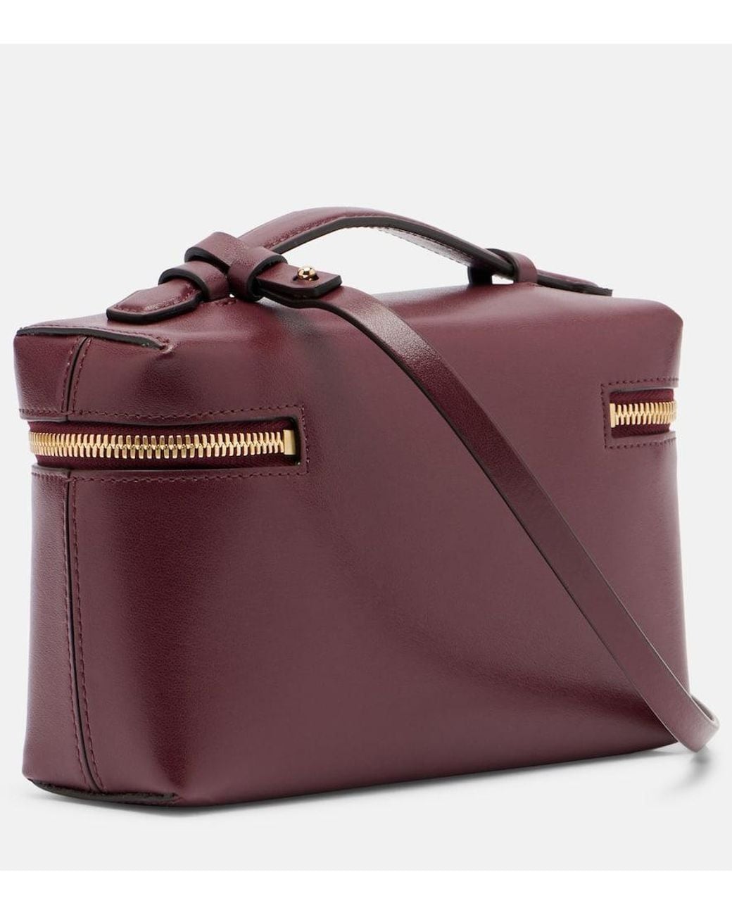 Bolso Neceser Vanity De Piel Victoria Beckham de color Purple