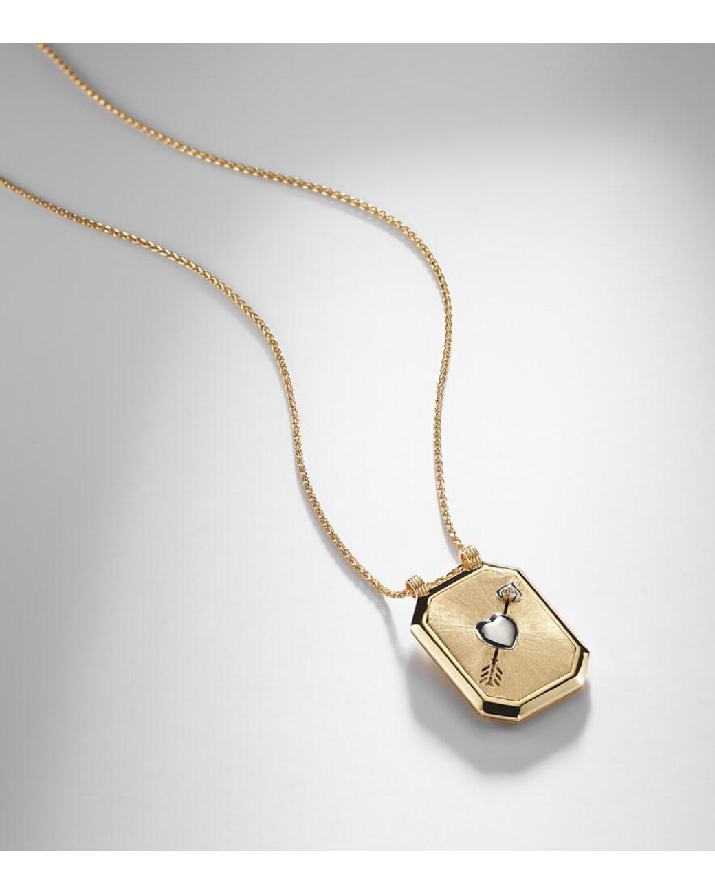 Marie Lichtenberg Metallic Cour Perce 18Kt And Necklace With Diamond