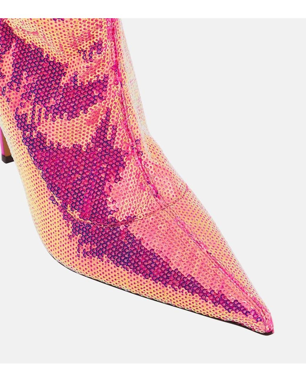 Bottines Sebert A Sequins Alexandre Vauthier en coloris Pink