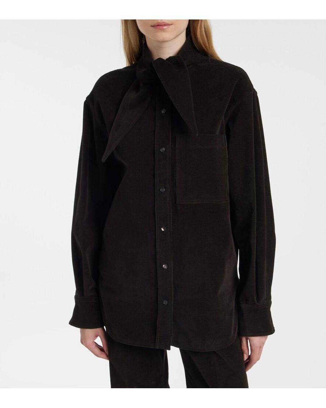 Ferragamo Black Cotton Shirt