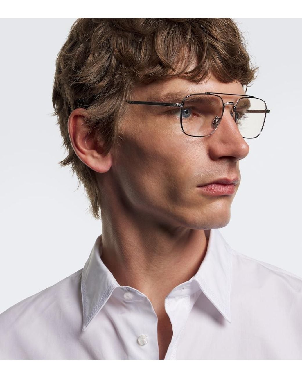 Dior White Diorbotanicao N1U Navigator Glasses for men