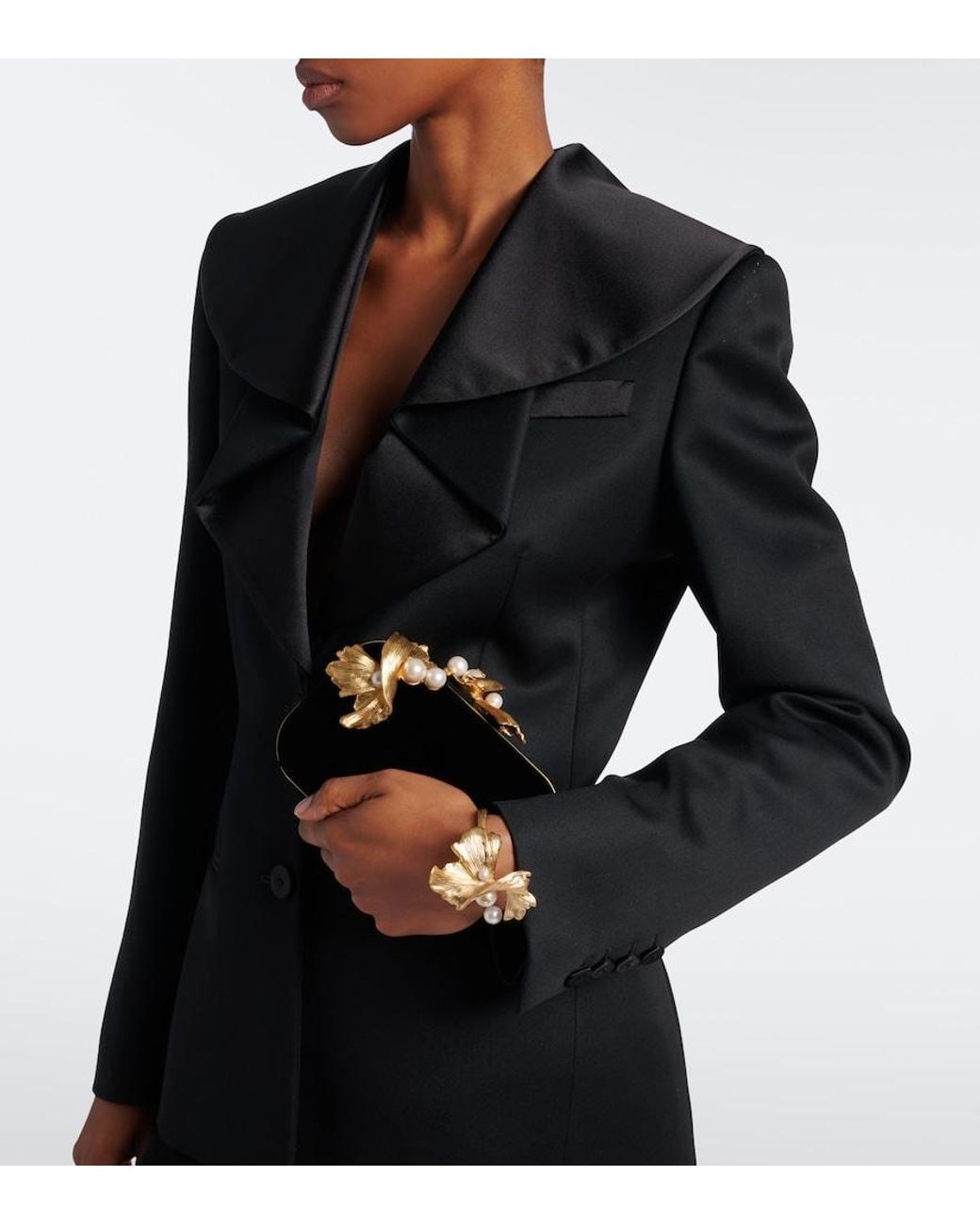 Clutch Cloud di Jimmy Choo in Black
