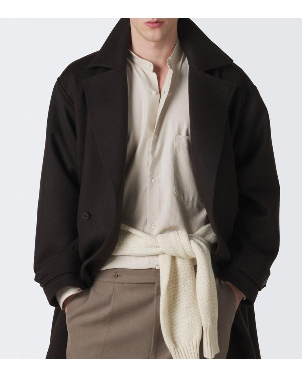 STÒFFA White Cotton Shirt for men