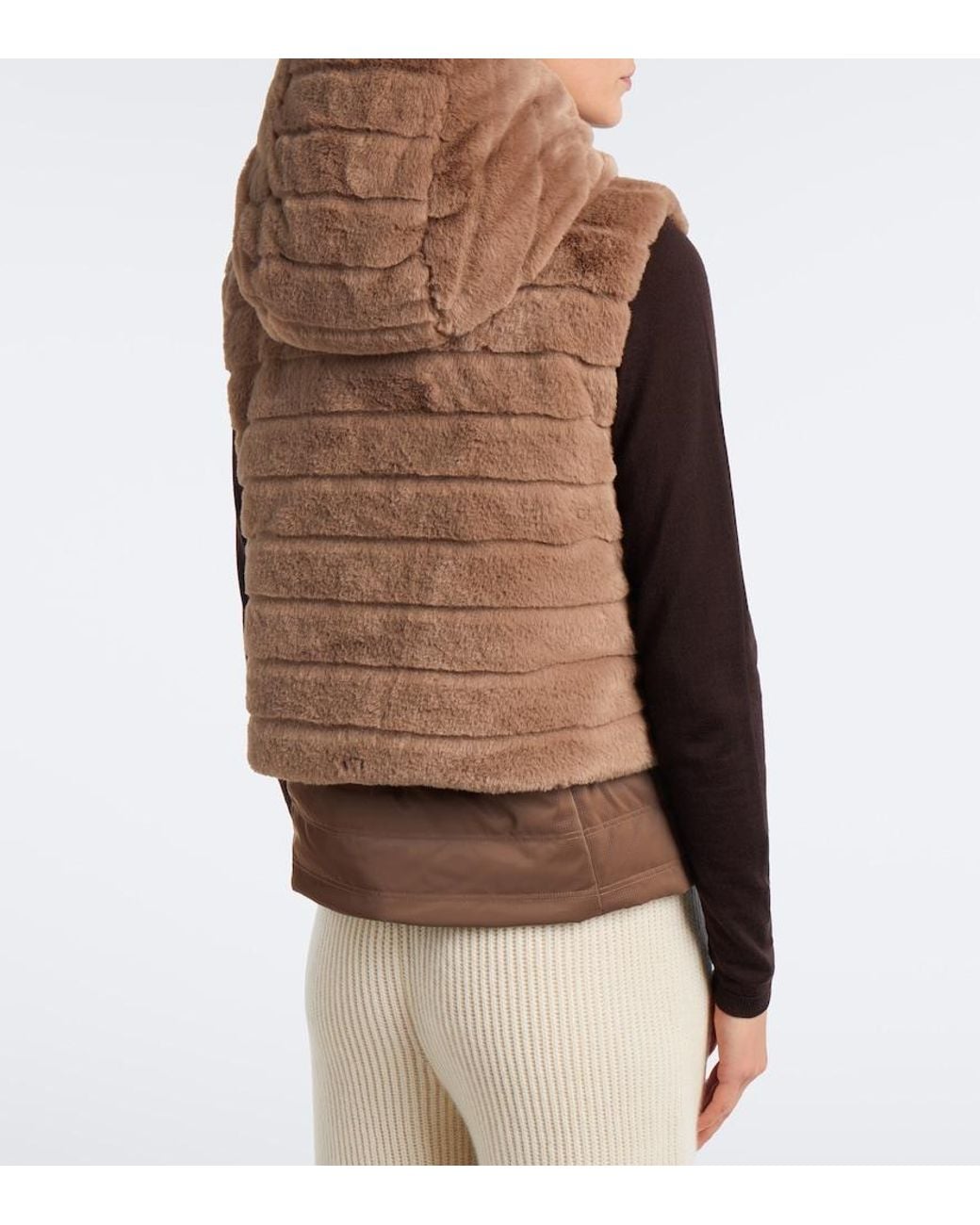 Bogner Brown Manda Down Ski Vest