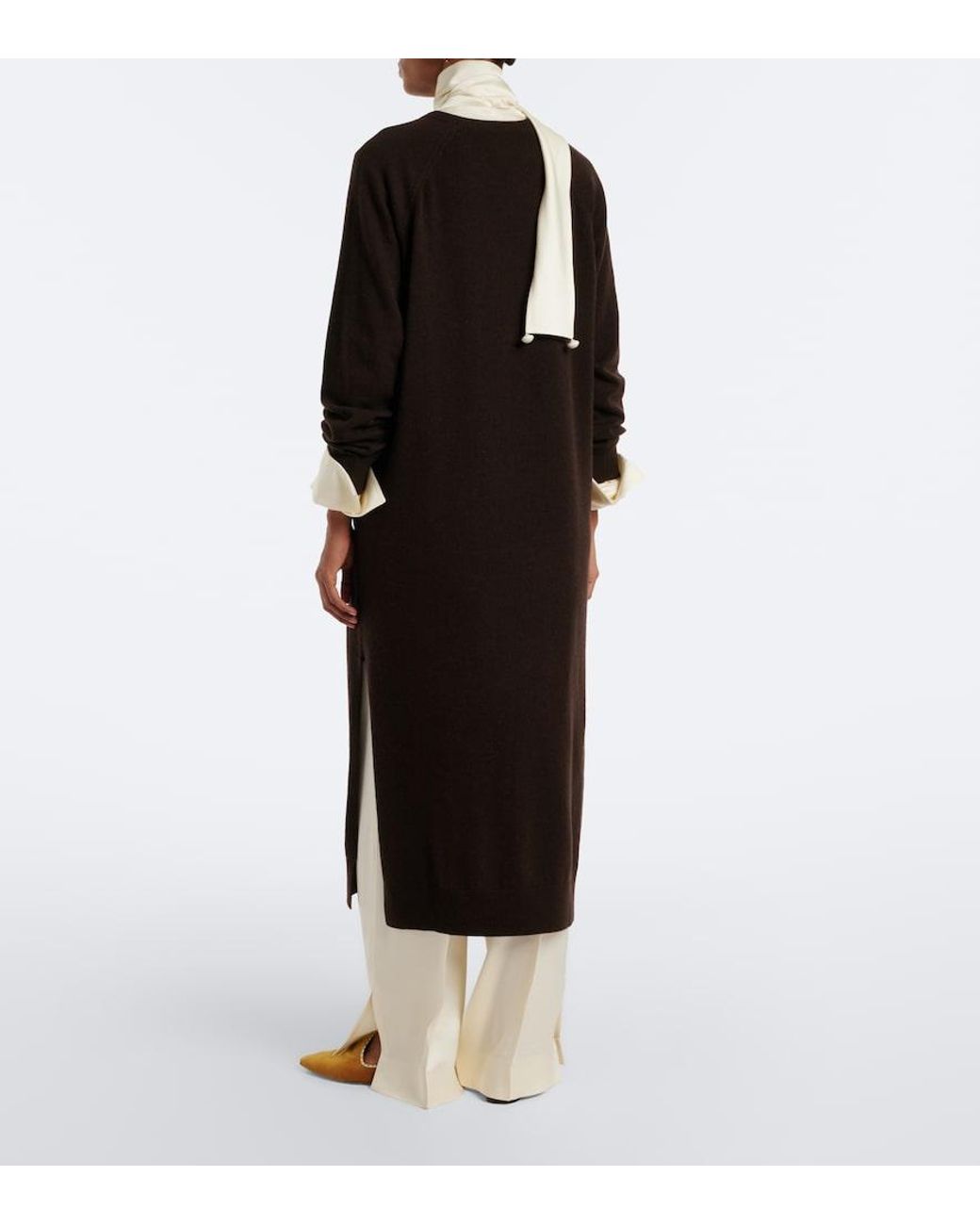 Jardin Des Orangers Black Wool And Cashmere Sweater Dress