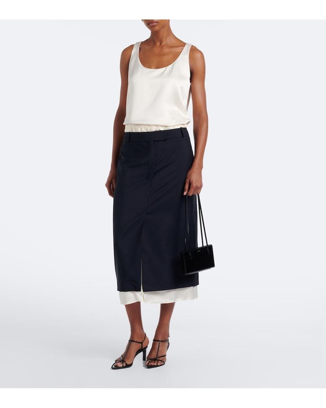 Rohe White Twill Tank Top