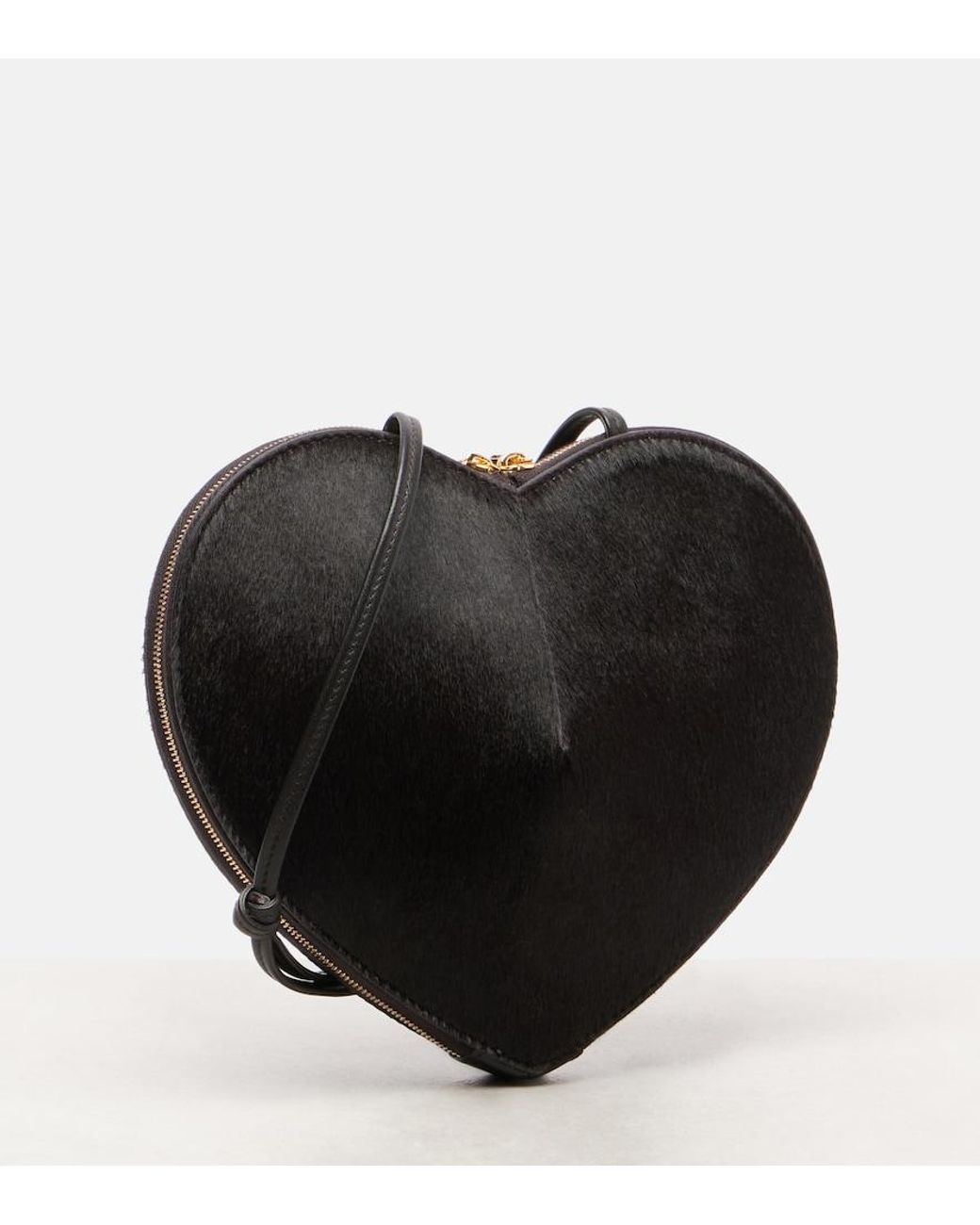 Alaïa White Le Cour Calf Hair Crossbody Bag