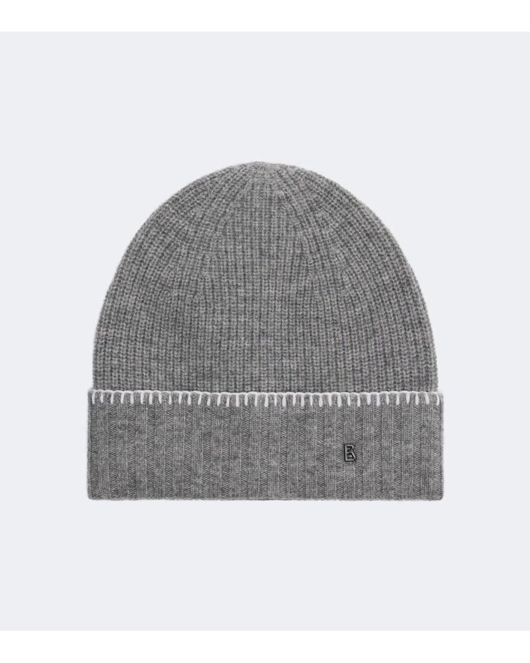 Bogner Gray Moulan Virgin Wool Beanie