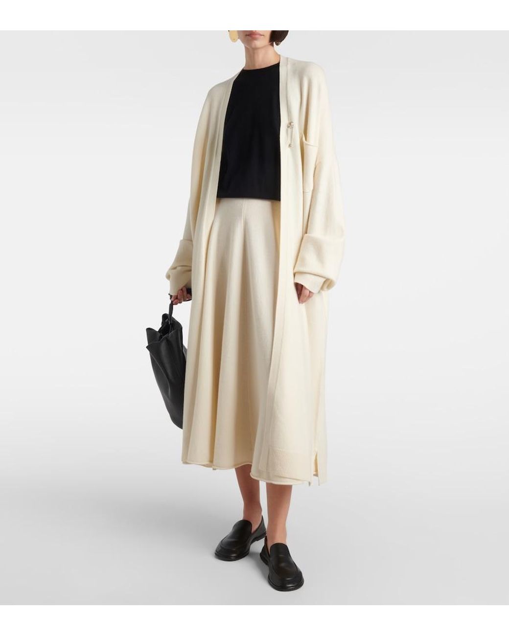 Extreme Cashmere Natural Koto Cashmere-Blend Cardigan