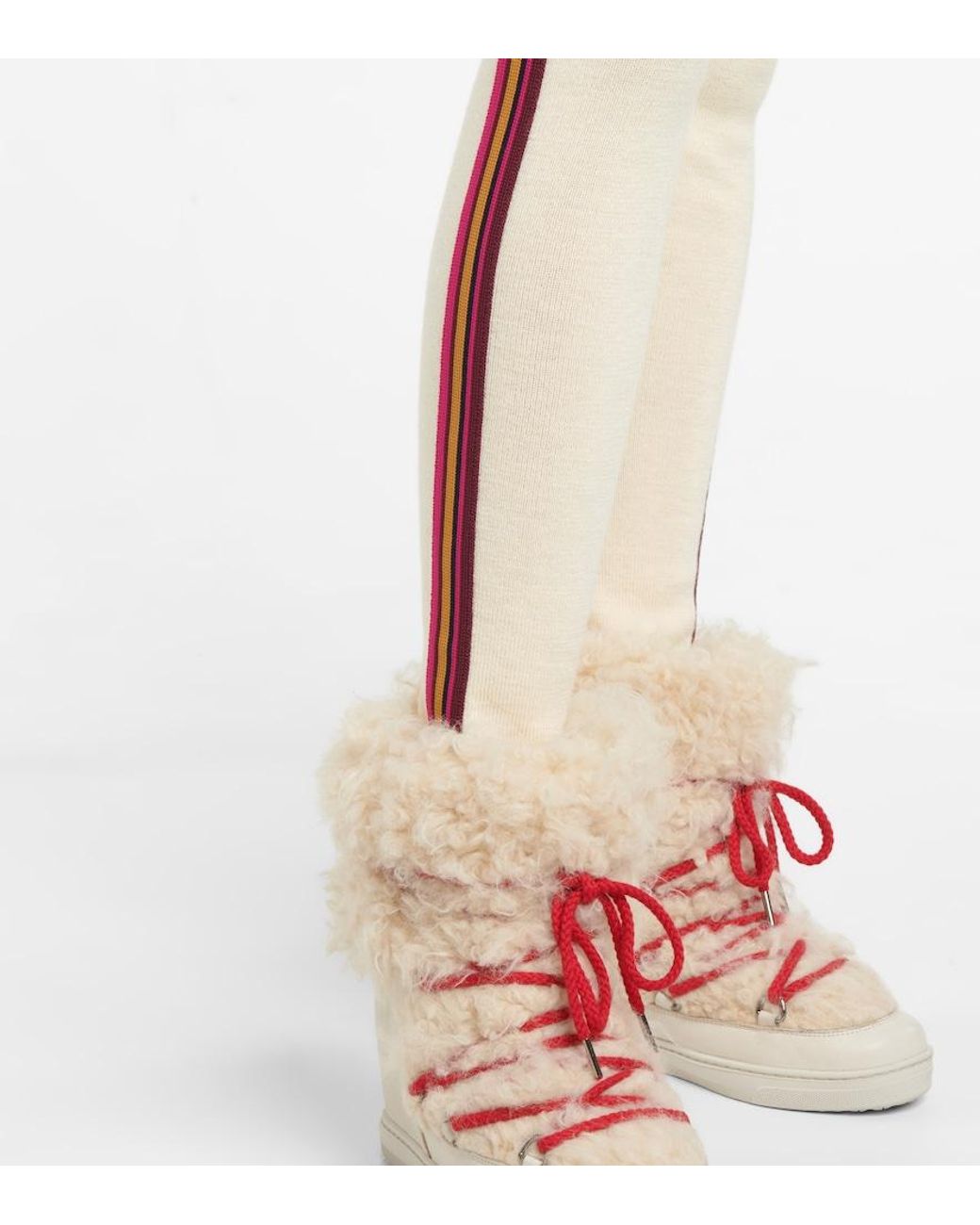 Isabel Marant Natural Fadena Jacquard Leggings