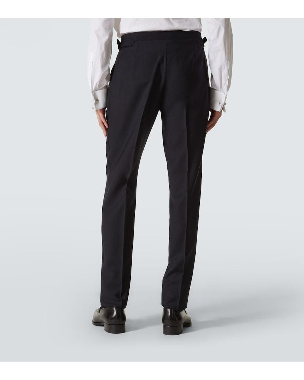 Thom Sweeney Black Wool And Mohair Tuxedo for men
