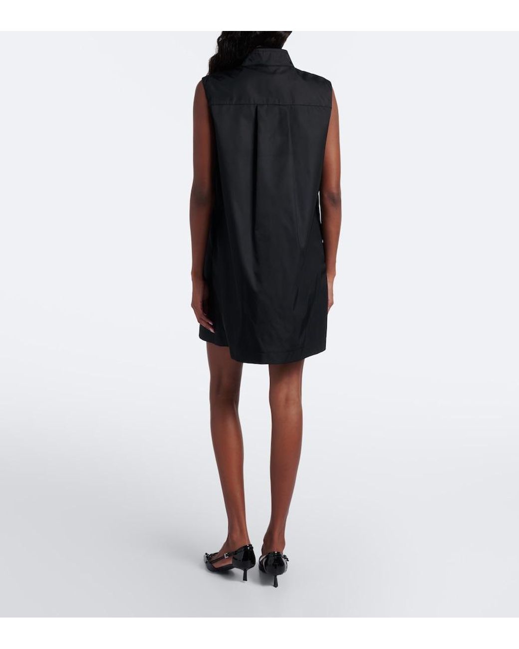 Prada Black Re-Nylon Minidress