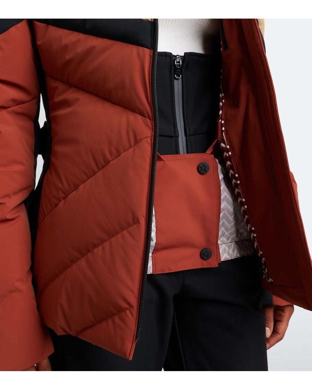 Perfect Moment Red Jg Belted Down Ski Jacket