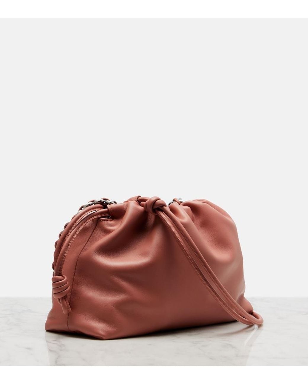 Loewe Pink Flamenco Medium Leather Clutch