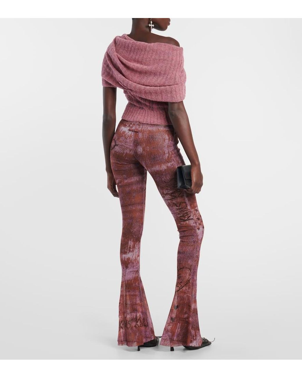 jean paul gaultier x knwls knit mini dress in pink Jean Paul Gaultier Pink KNWLS Edition Minidress Jean Paul Gaultier