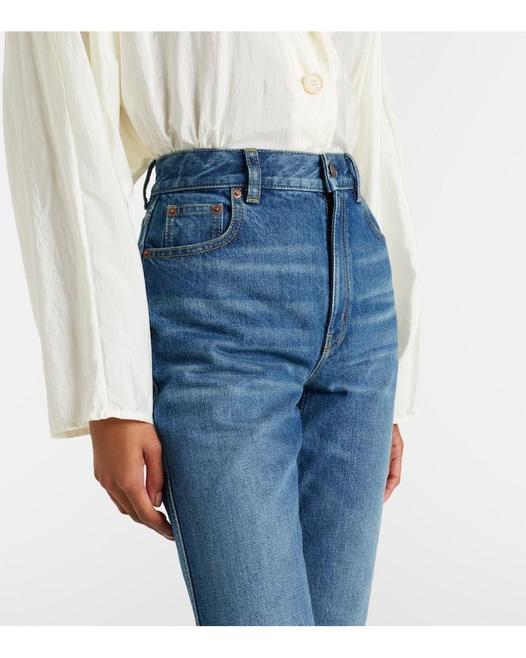 Chloé Blue Capri Jeans