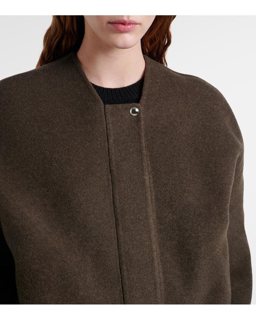 Khaite Brown Cordan Wool Jacket