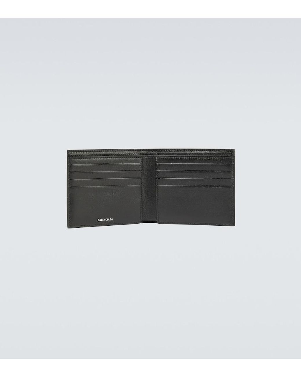 Balenciaga Black Bb Leather Wallet for men