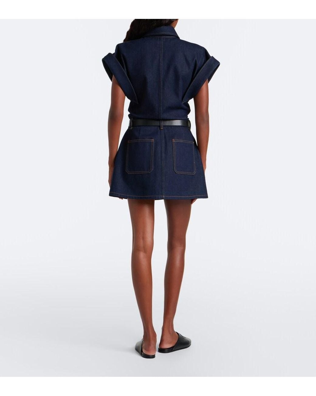 Givenchy Blue Denim Shirt Dress