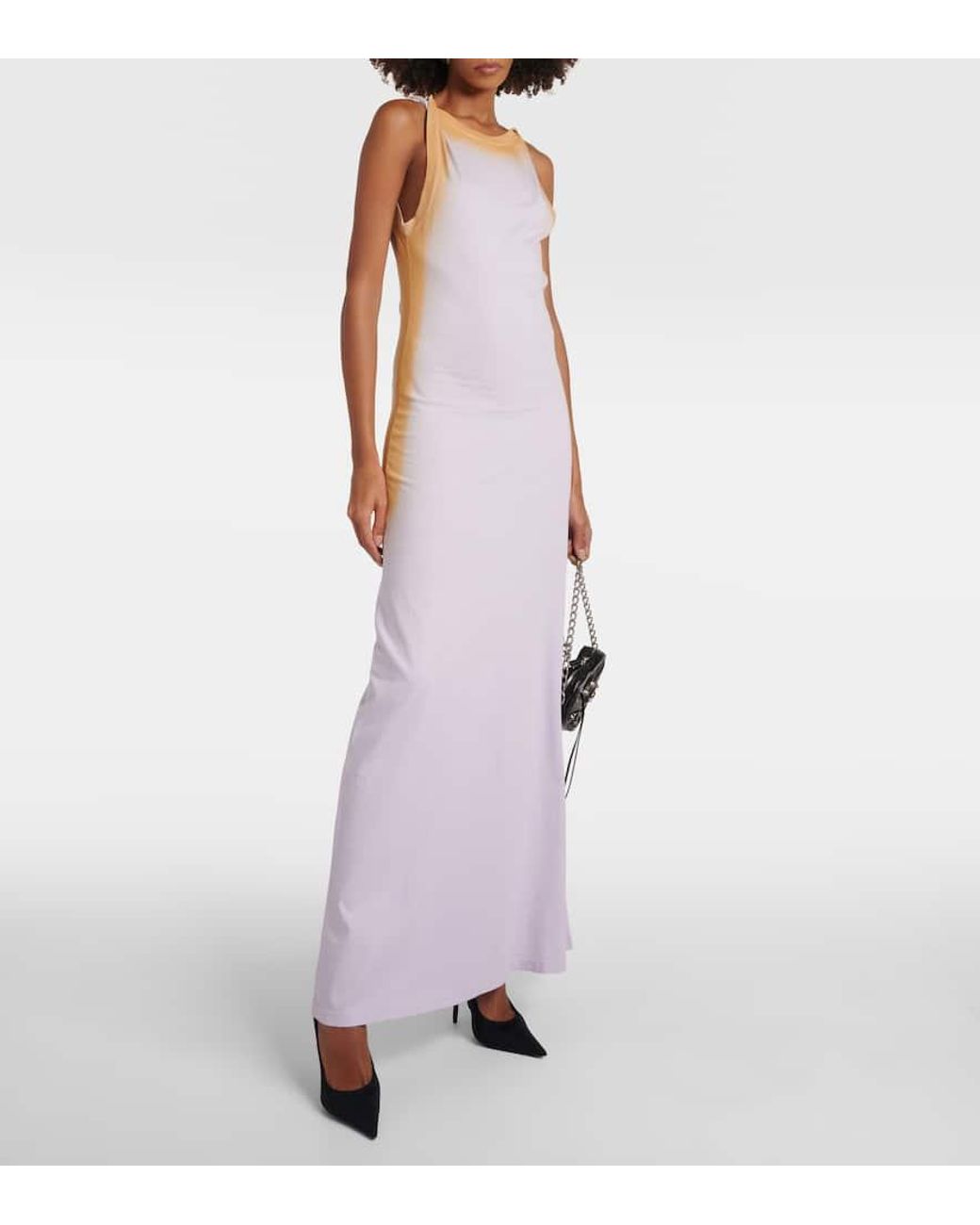 Y/Project Ribbed-knit cotton maxi dress | mytheresa | REVERSIBLE