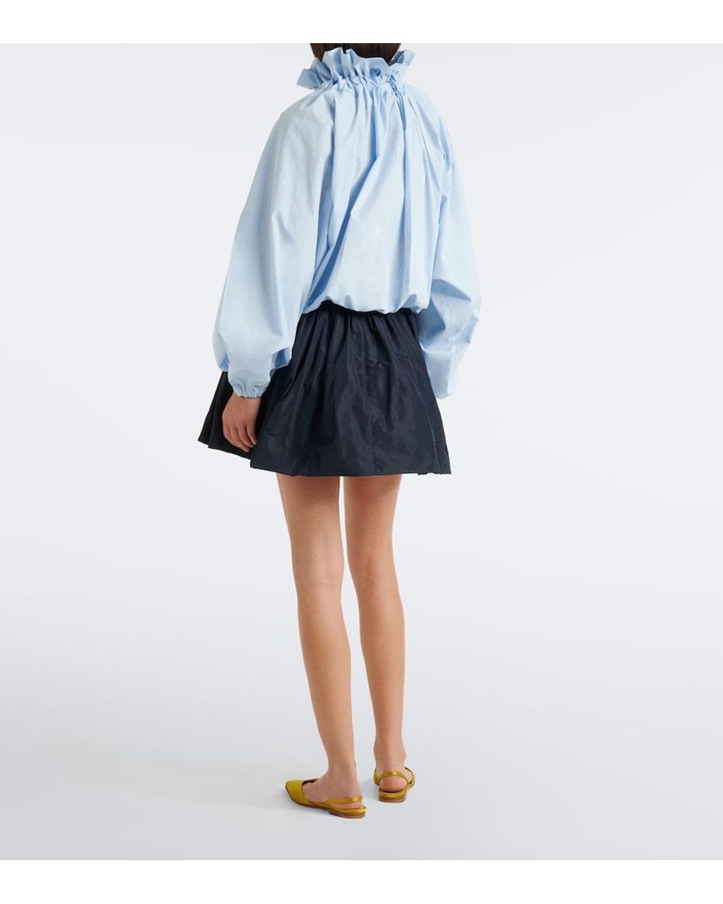 Patou Blue Miniskirt