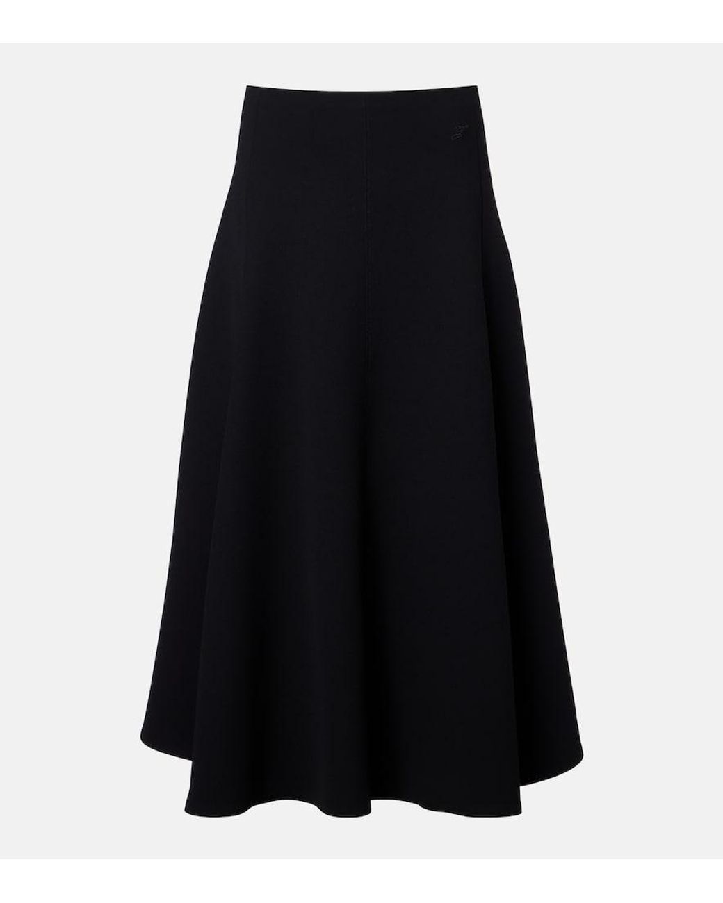 Jacquemus Black Triangle Midi Skirt