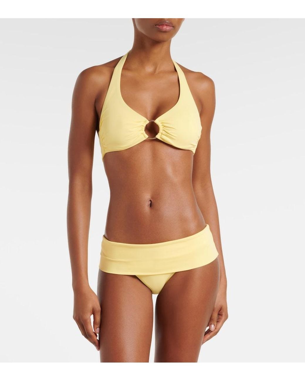 Melissa Odabash Metallic Bikini-Oberteil Brussels