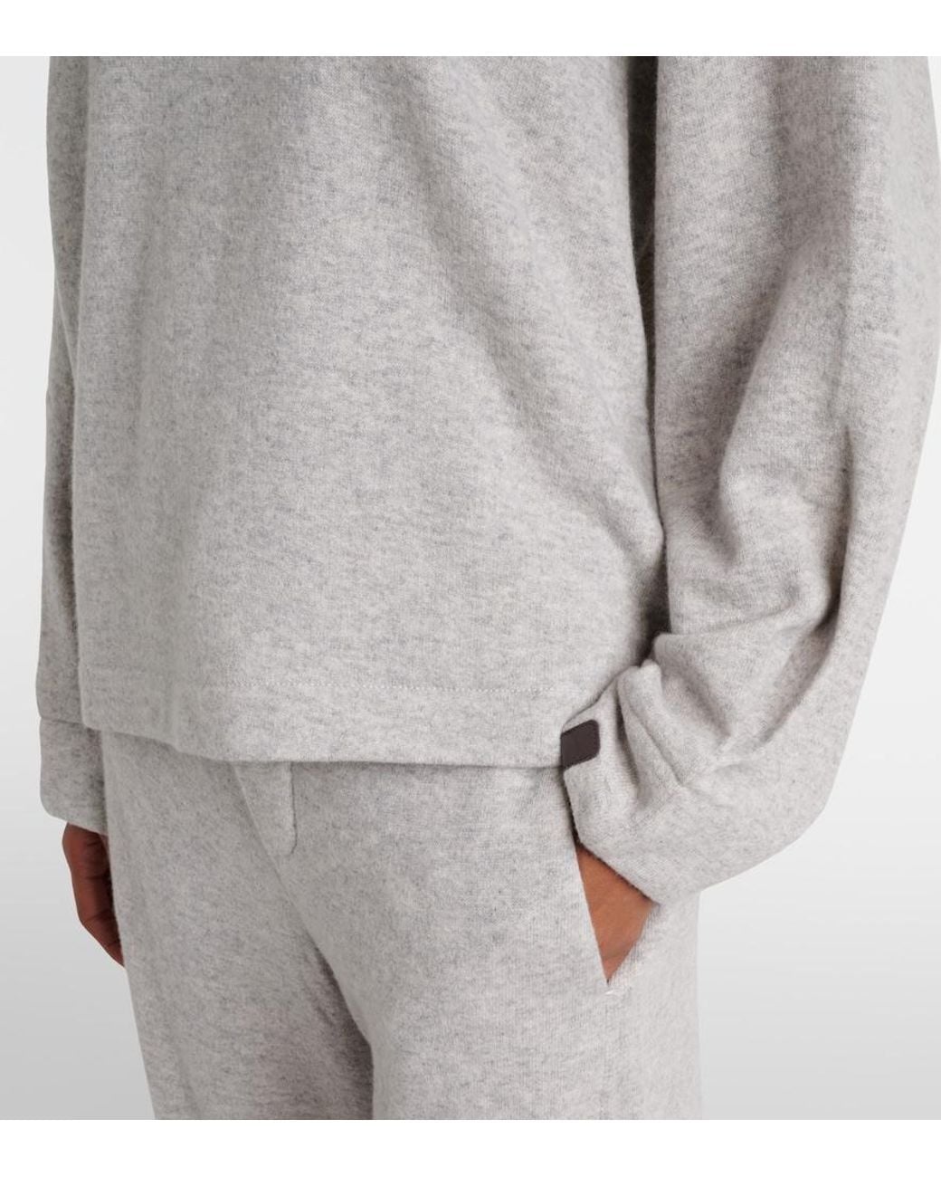 Max Mara Gray Aere Cashmere And Wool Sweater