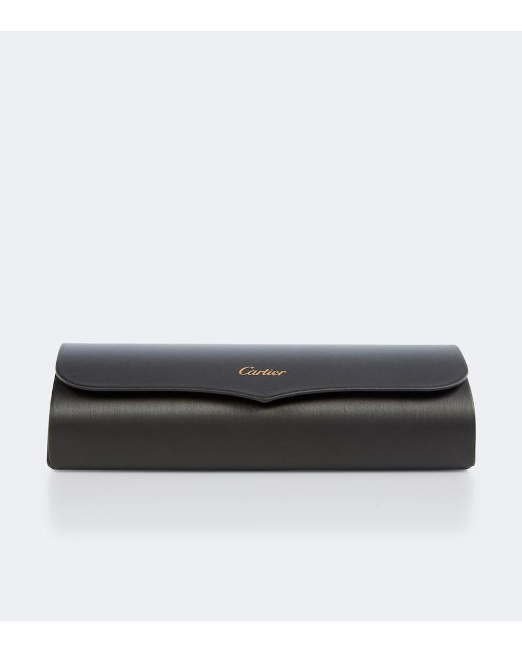Cartier Brown Panthere De Cartier Square Sunglasses